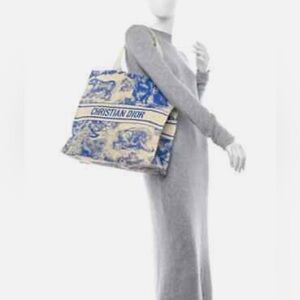 Dior Dioriviera Straw Tote Bag